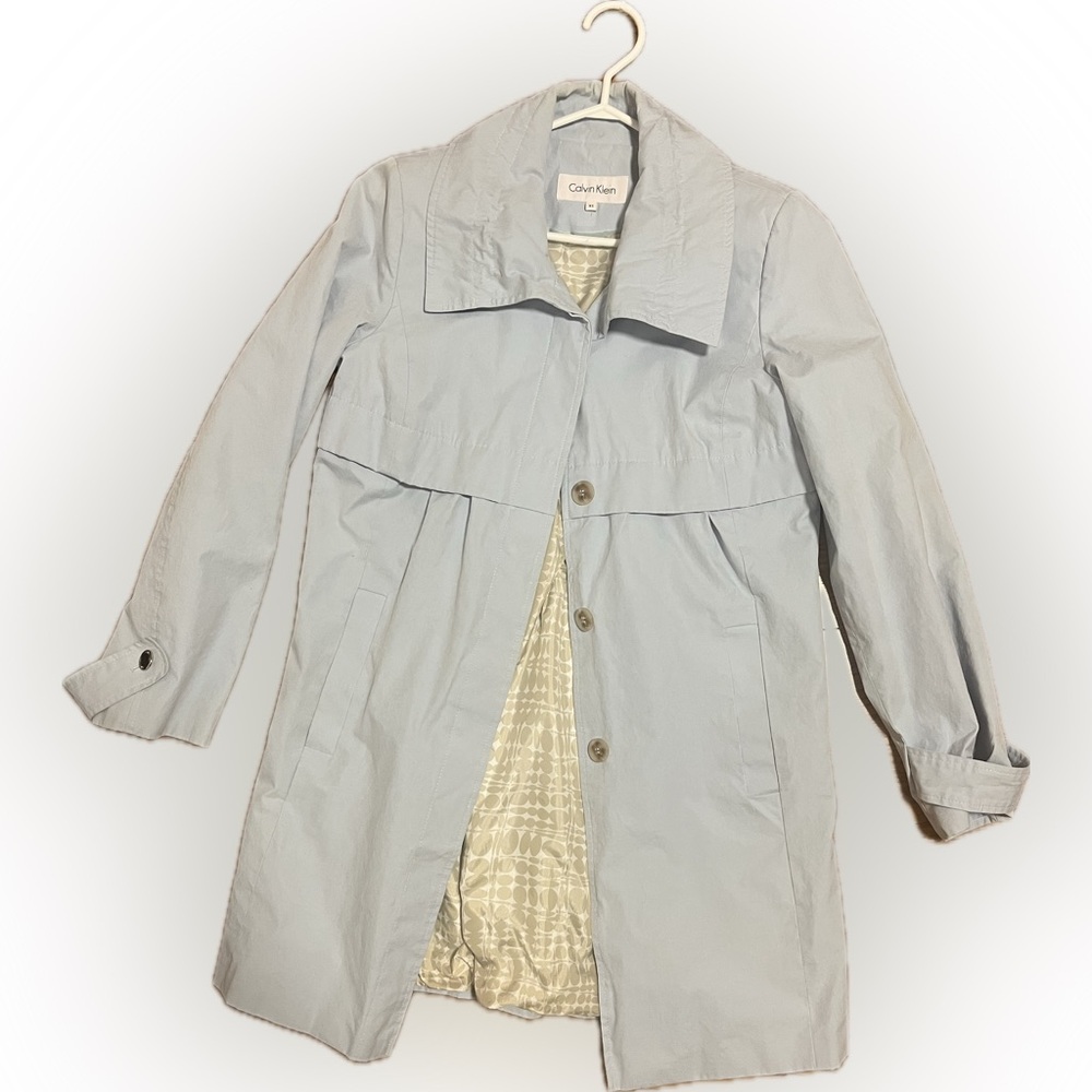 Calvin klein water repellent trench coat